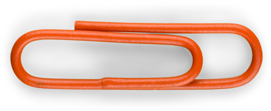 Orange Paper Clip